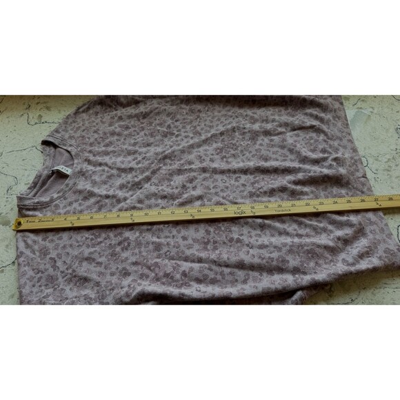 Athleta Studio to Street Printed Sweatshirt Womens Size Large Pink Purple - Picture 7 of 9